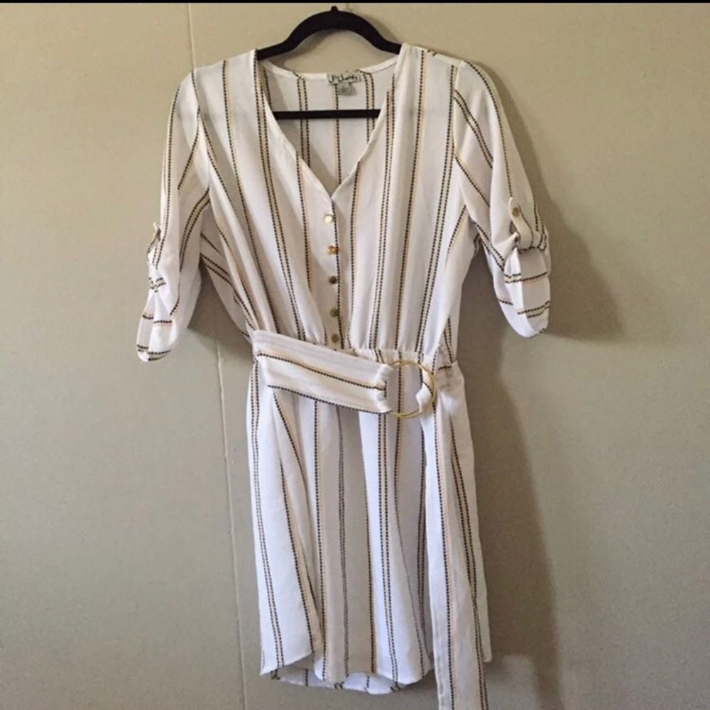 Pin striped dress